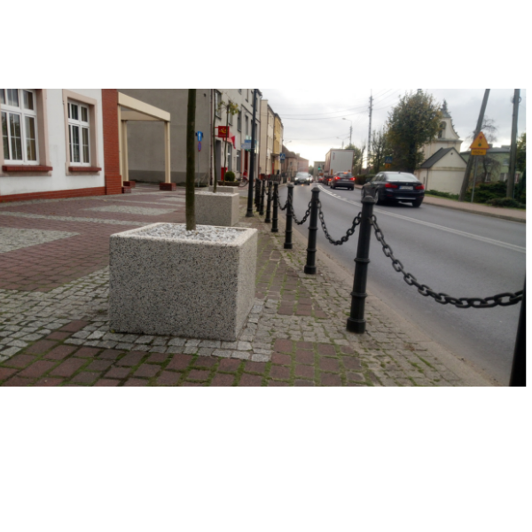 Donica betonowa kwadratowa 60x60x50 kod: 278