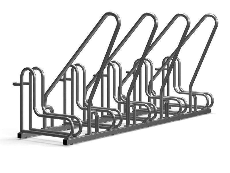 Stojak na rowery RAD-5 z barierką inox