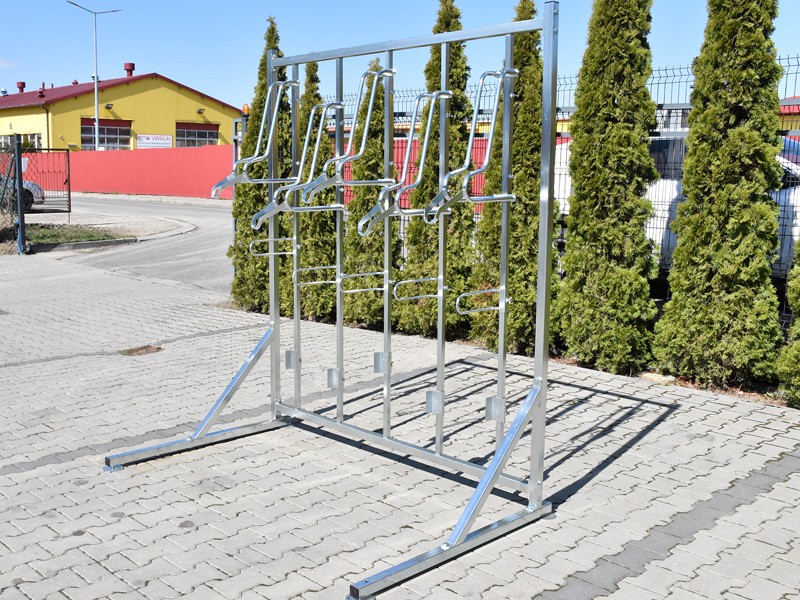 Wieszak LIFT PREMIUM-5 (5 stanowisk) z konstrukcją i uchwytami