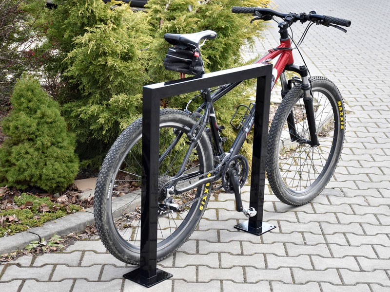 Stojak rowerowy U-29 Stojak z powłoką termoplastyczną chroniącą ramę roweru - OUTLET