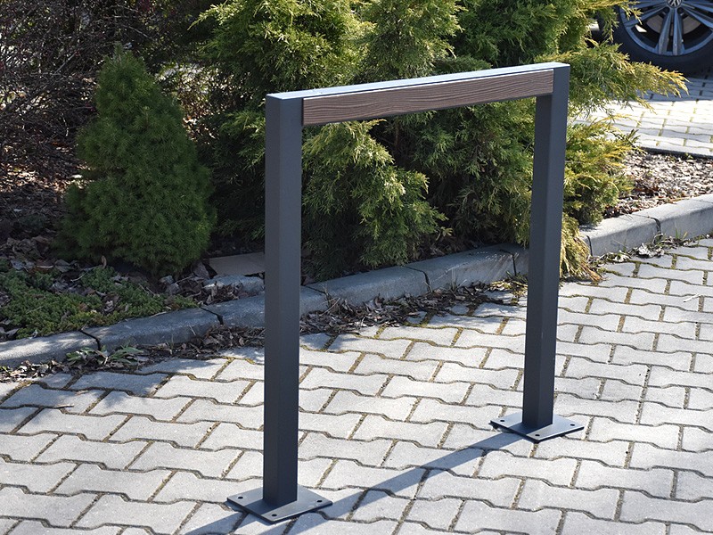 Stojak rowerowy U-29 z listwą chroniącą ramę roweru - outlet