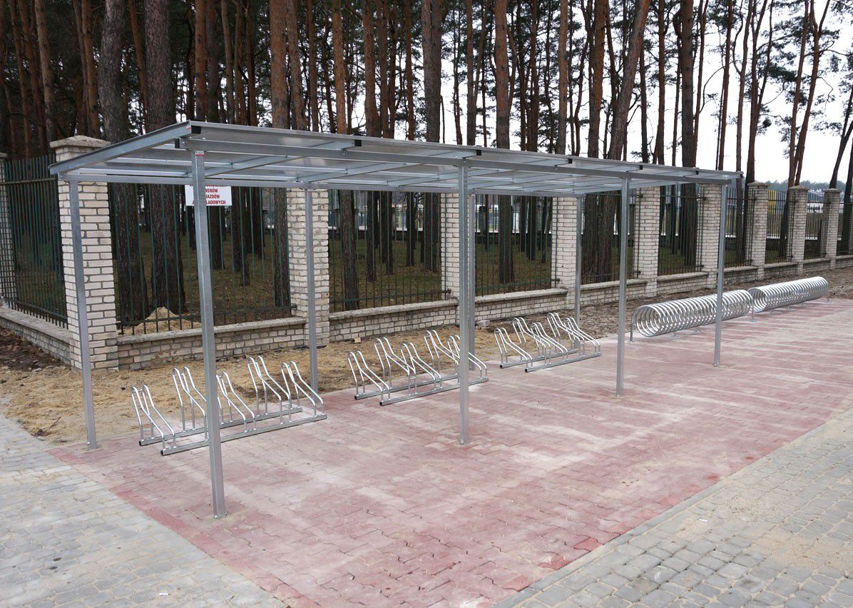 Wiata rowerowa "Zorza II" niezabudowana na 25 rowerów / 1050cm