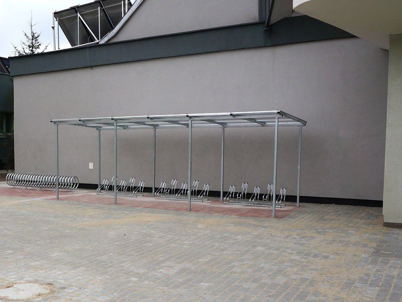Wiata rowerowa "Zorza II" niezabudowana na 25 rowerów / 1050cm